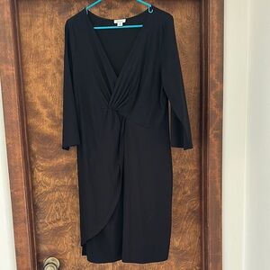 Black Wrap Dress